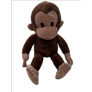 Baby Curious George Brown Beige Stuffed Animal One Size